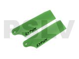 LX60472      Lynx Plastic Tail Blade 47 mm   Green Neon 300X